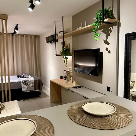 Studio 401 - 3 Min Da Santa Casa Com Garagem